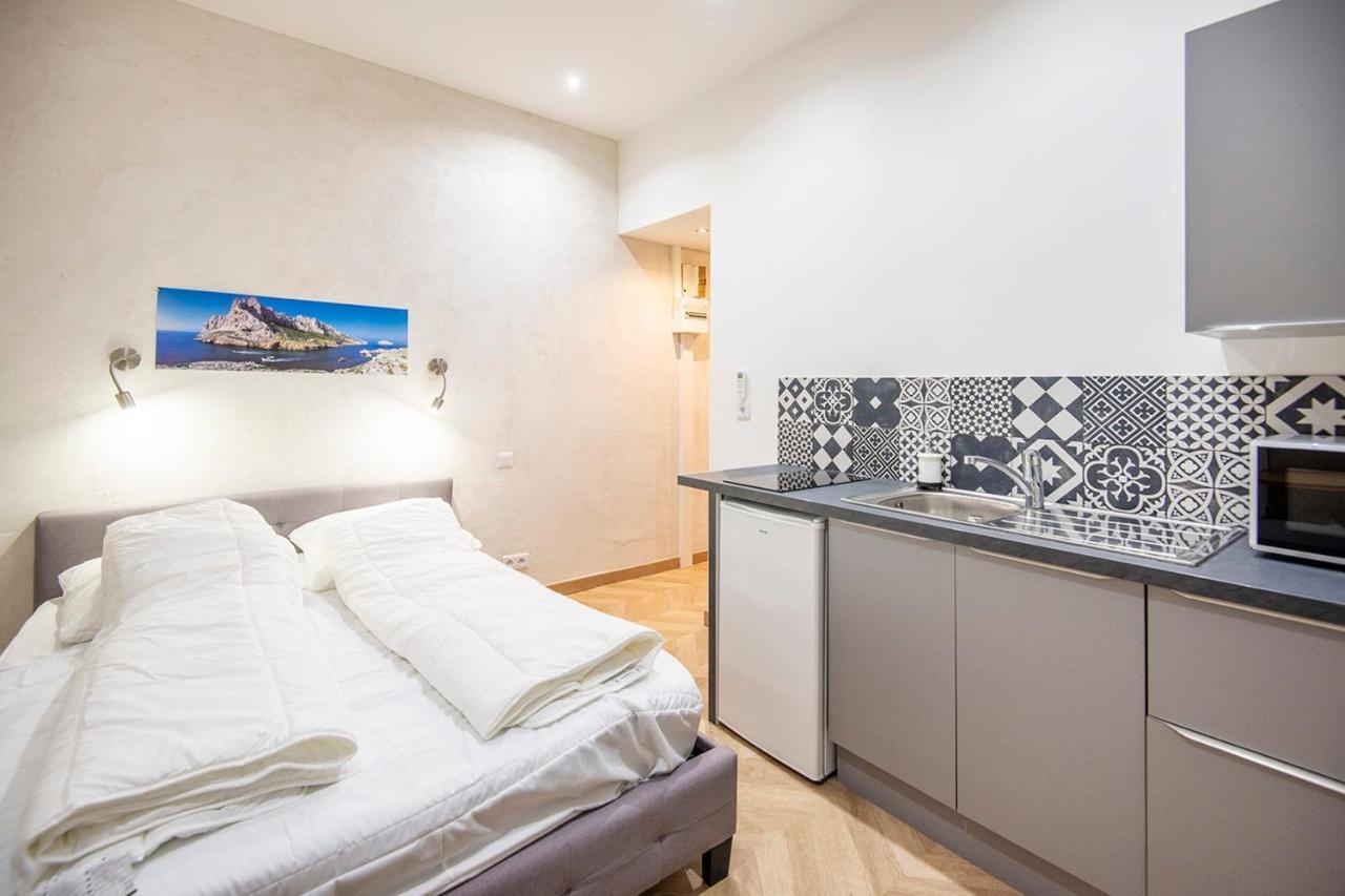Studio In The Heart Of Marseille - Vieux Port Leilighet Eksteriør bilde
